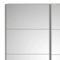 Palermo 182 cm - Skydedørsskab - 2 x spejlglas dør og egestruktur