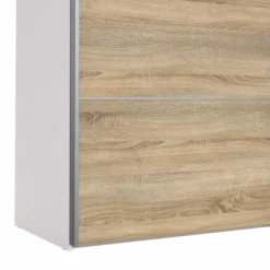 Palermo klædeskab 182 cm - Eg/Spejl