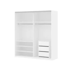 PALERMO Skuffesektion til Palermo og Look klædeskabe - Hvid