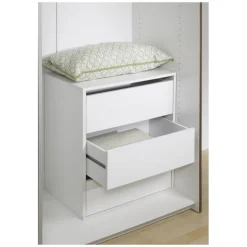 PALERMO Skuffesektion til Palermo og Look klædeskabe - Hvid