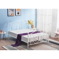 PANAMA metalseng 90x200 - Hvid