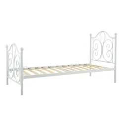 PANAMA metalseng 90x200 - Hvid