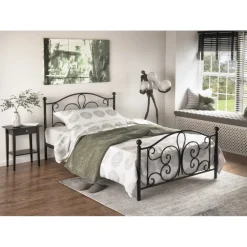 PANAMA Metalseng 120x200cm - Sort