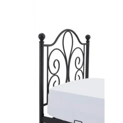 PANAMA metalseng 90x200cm - Sort