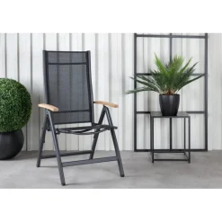 Panama Positionsstol - Sort,Natur