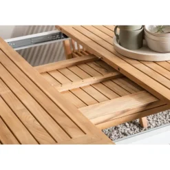 Panama Spisebord - Natur,Hvid