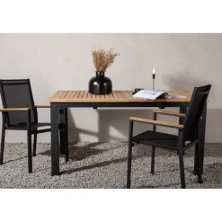 Panama Spisebord - Sort,Natur