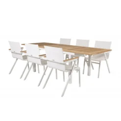 Panama t Loungesæt - Havemøbelsæt - Natur,Hvid