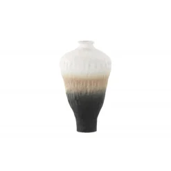 Pane Vase - Beige, Grå og Pink