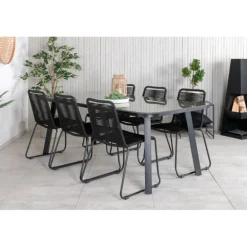 Paola Loungesæt - Havemøbelsæt - Sort