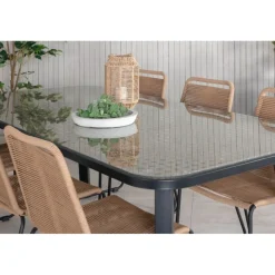 Paola Loungesæt - Havemøbelsæt - Beige,Sort,Natur