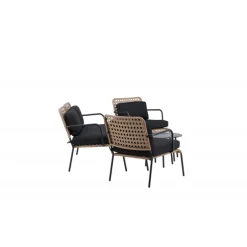 Paola Sofa Sæt - Sort