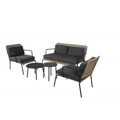 Paola Sofa Sæt - Sort