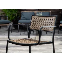 Paola Spisestuestol - Sort,Natur