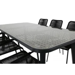 Paola t Loungesæt - Havemøbelsæt - Sort