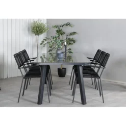 Paola t Loungesæt - Havemøbelsæt - Sort