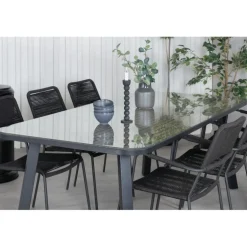 Paola t Loungesæt - Havemøbelsæt - Sort