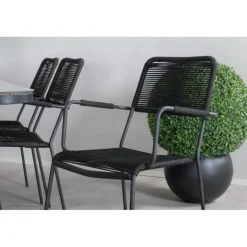 Paola t Loungesæt - Havemøbelsæt - Sort