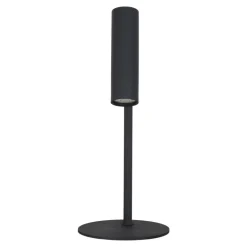 Paris Bordlampe - Lampe i sort med stofledning på 200 cm Pære: GU10/5W LED IP20