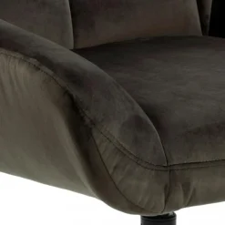 Paris drejestol Gråbrunt Velour