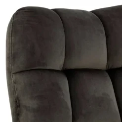 Paris drejestol Gråbrunt Velour