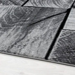 Parma Kortluvet tæppe 3D - Sort