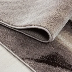 Parma Kortluvet Tæppeløber Bølge - Brun