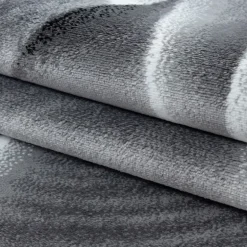 Parma Kortluvet Tæppeløber Bølge - Sort