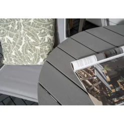 Parma Rund Loungesæt - Havemøbelsæt - Grå,Hvid