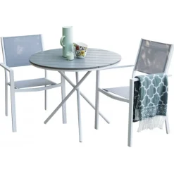 Parma Rund Loungesæt - Havemøbelsæt - Grå