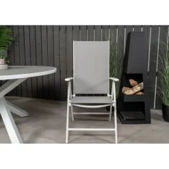 Parma Rundt Loungesæt - Havemøbelsæt - Grå,Hvid