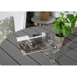 Parma Rundt Loungesæt - Havemøbelsæt - Grå,Hvid