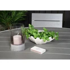 Parma Rundt Loungesæt - Havemøbelsæt - Grå,Hvid