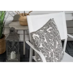 Parma, Santorini Rund Loungesæt - Havemøbelsæt - Grå,Hvid