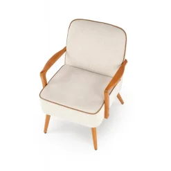 PASTORE lænestol lys Beige / lys Valnød