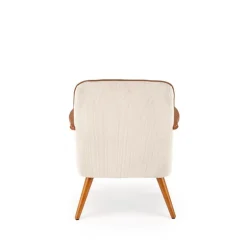 PASTORE lænestol lys Beige / lys Valnød