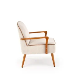 PASTORE lænestol lys Beige / lys Valnød