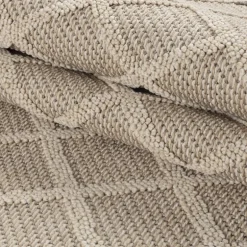 Patara Udendørs tæppe Rhombus - Beige