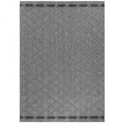 Patara Udendørs tæppe Rhombus - Grå