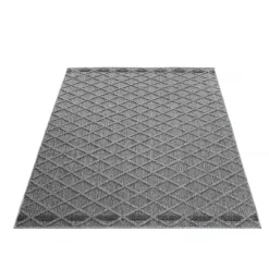 Patara Udendørs tæppe Rhombus - Grå