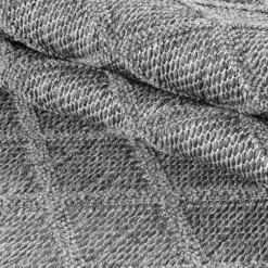 Patara Udendørs tæppe Rhombus - Grå