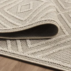 Patara Udendørs Tæppeløber Rhombus - Beige