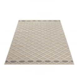 Patara Udendørs Tæppeløber Rhombus - Beige