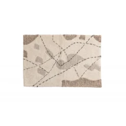 Paul Tæppe - Brun, Grå og Ivory