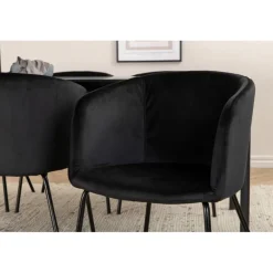 Pelle e Spisebordssæt - Sort