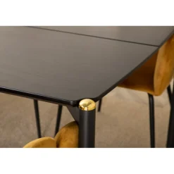 Pelle e Spisebordssæt - Sort og Gul