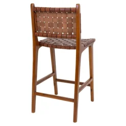 Perugia Counter barstol - Perugia Counter barstol i brun med brunt læder