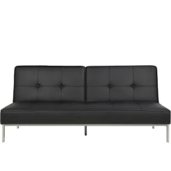 Perugia sovesofa - Sort tekstillæder