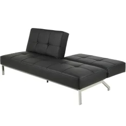 Perugia sovesofa - Sort tekstillæder