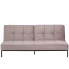 Perugia sovesofa - Støvet Rosa velour